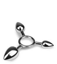 Load image into Gallery viewer, Pepper triple metal anal plug