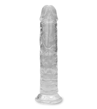 Load image into Gallery viewer, Phantom clear suction cup dildo
