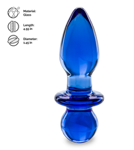 Load image into Gallery viewer, Pin glass anal plug