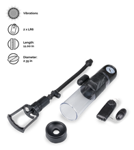Load image into Gallery viewer, Piston-powered vibrating penis pump