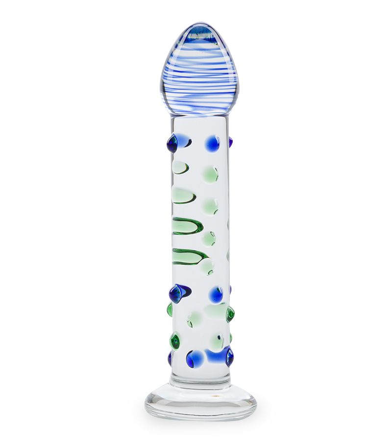 Poetry glass dildo