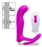 Poly multifunctional vibrator with cock ring