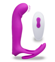 Load image into Gallery viewer, Poly multifunctional vibrator with cock ring