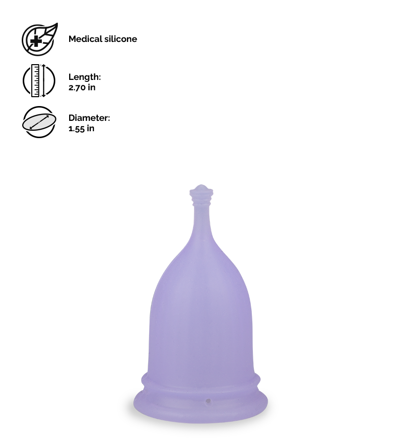 Poppycup menstrual cup 3 sizes