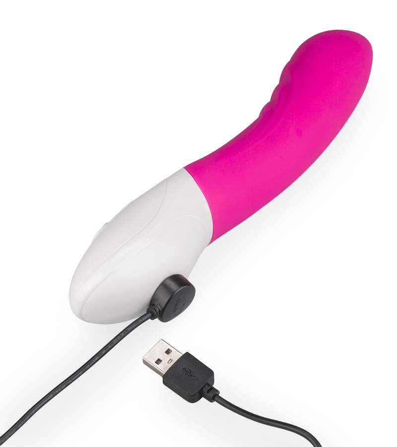 Powerful USB-rechargeable silicone vibrator 7 speeds
