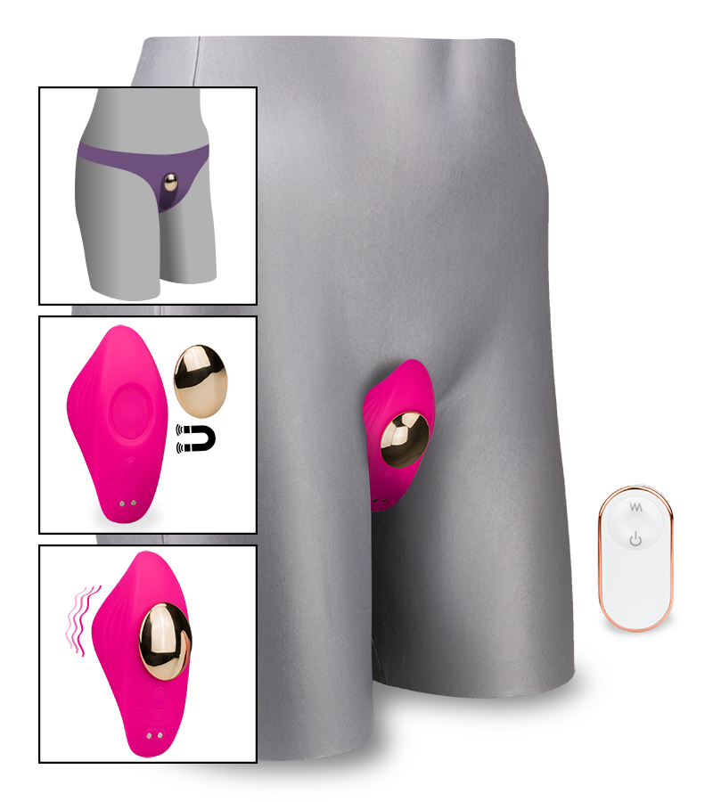 Prettiest magnetic vibrating knickers with remote control