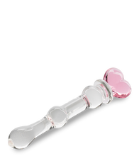 Load image into Gallery viewer, Pretty Heart glass dildo
