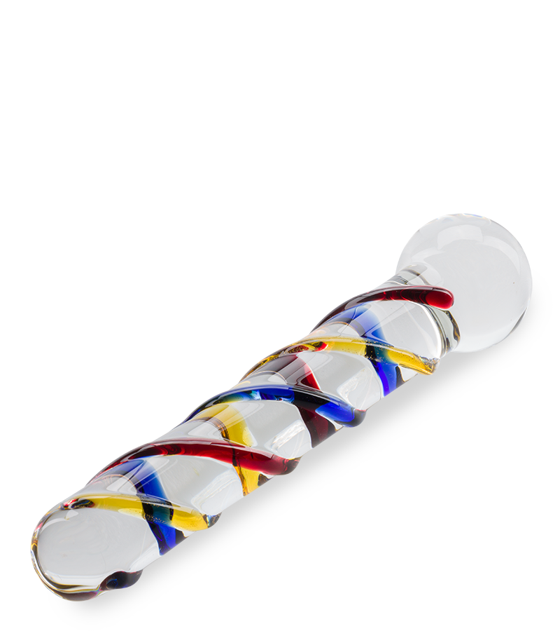 Primary glass dildo