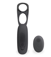 Load image into Gallery viewer, Pro P vibrating prostate massager with double cock ring