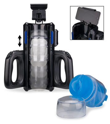 Prodigious Pro masturbator with phone holder