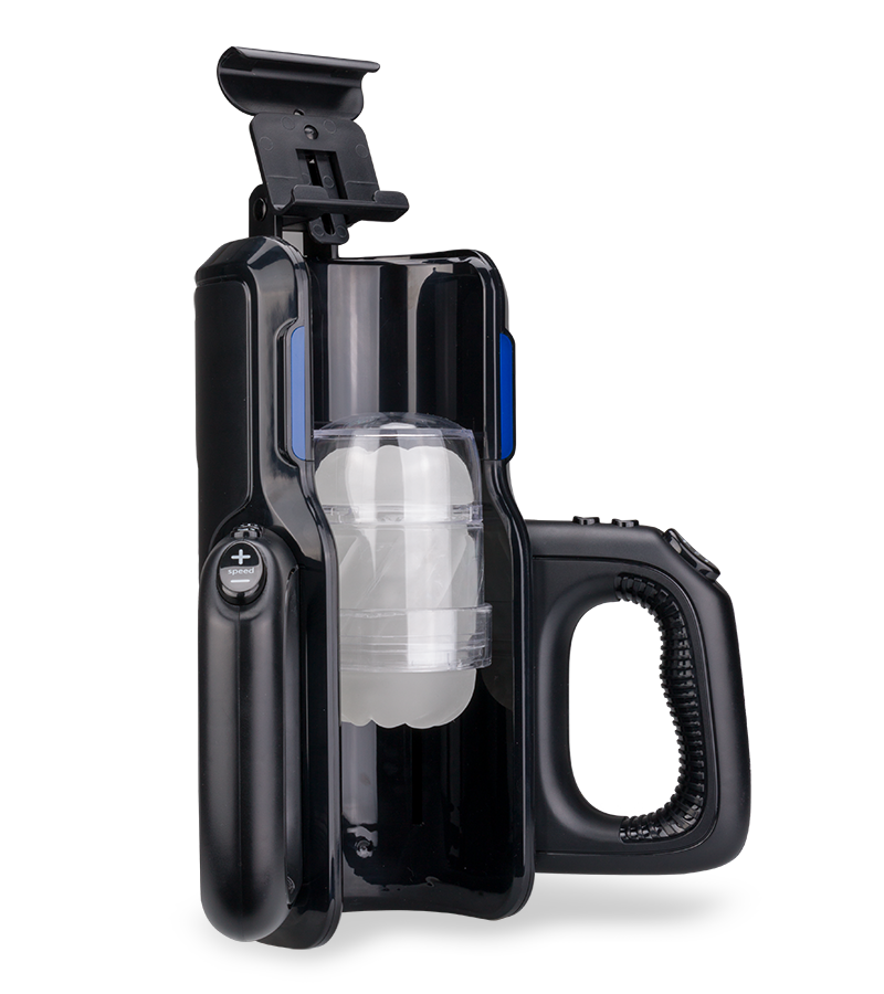 Prodigious Pro masturbator with phone holder