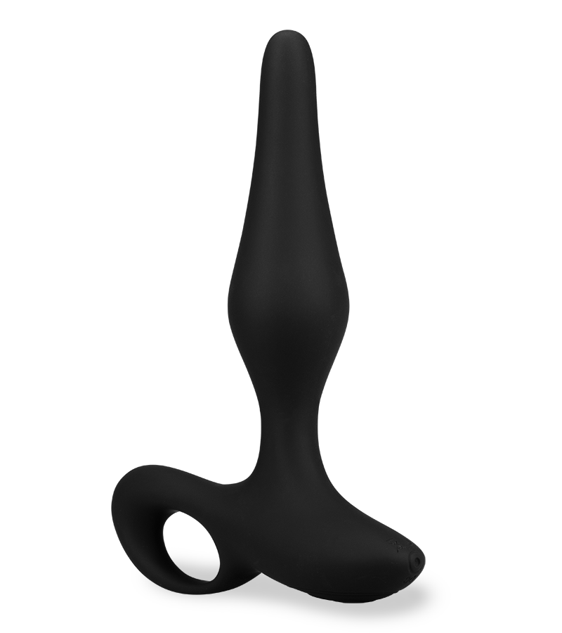 Pulsy remote-controlled vibrating plug