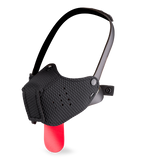 Puppy Play muzzle with tongue