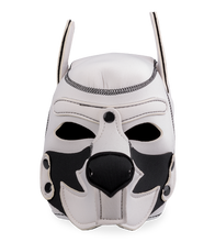 Load image into Gallery viewer, Puppy play neoprene dog hood with moustache