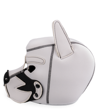 Load image into Gallery viewer, Puppy play neoprene dog hood with moustache
