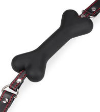 Load image into Gallery viewer, Puppy Play silicone dog bone gag 6.00 inches