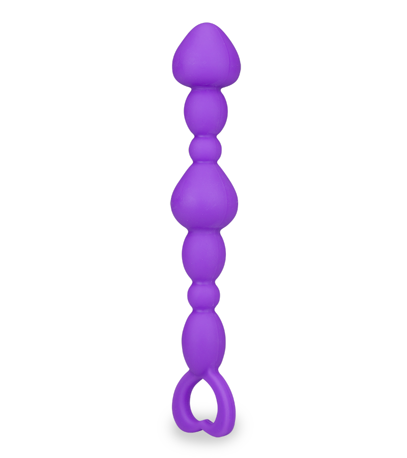 Purple anal beads