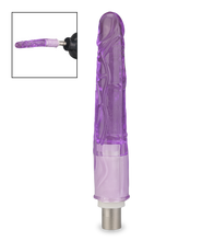Load image into Gallery viewer, Purple dildo attachment for sex machine