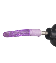 Load image into Gallery viewer, Purple dildo attachment for sex machine