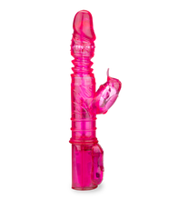 Load image into Gallery viewer, Purple up and down tickler rabbit vibrator