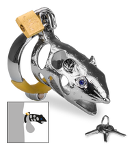 Load image into Gallery viewer, Rat Chinese zodiac penis chastity cage