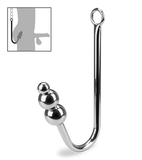 Rattlesnake triple-bead anal hook