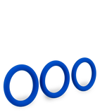 Raven set of three medical-grade silicone cock rings