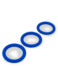 Load image into Gallery viewer, Raven set of three medical-grade silicone cock rings