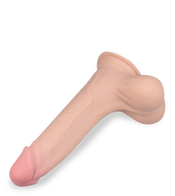 Load image into Gallery viewer, Real Skin bendable suction cup dildo 8.75 inches