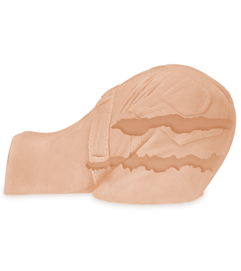 Realistic ass with tight jean shorts