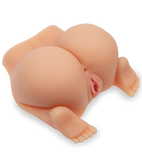 Realistic doggy-style vagina and ass masturbator