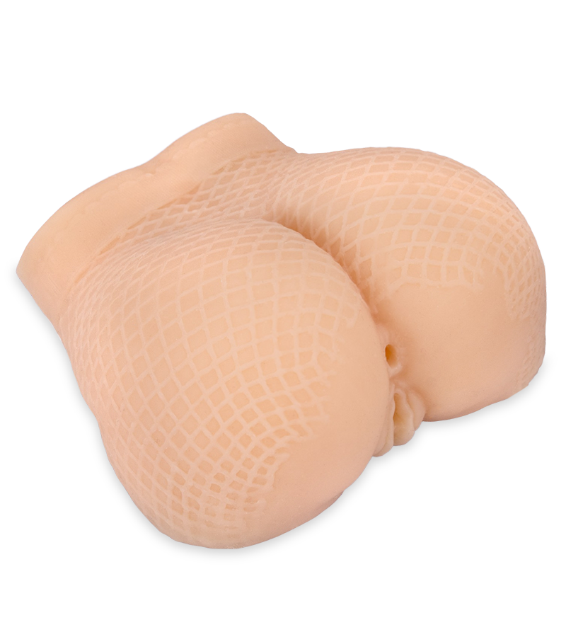 Realistic fishnet stockings ass masturbator