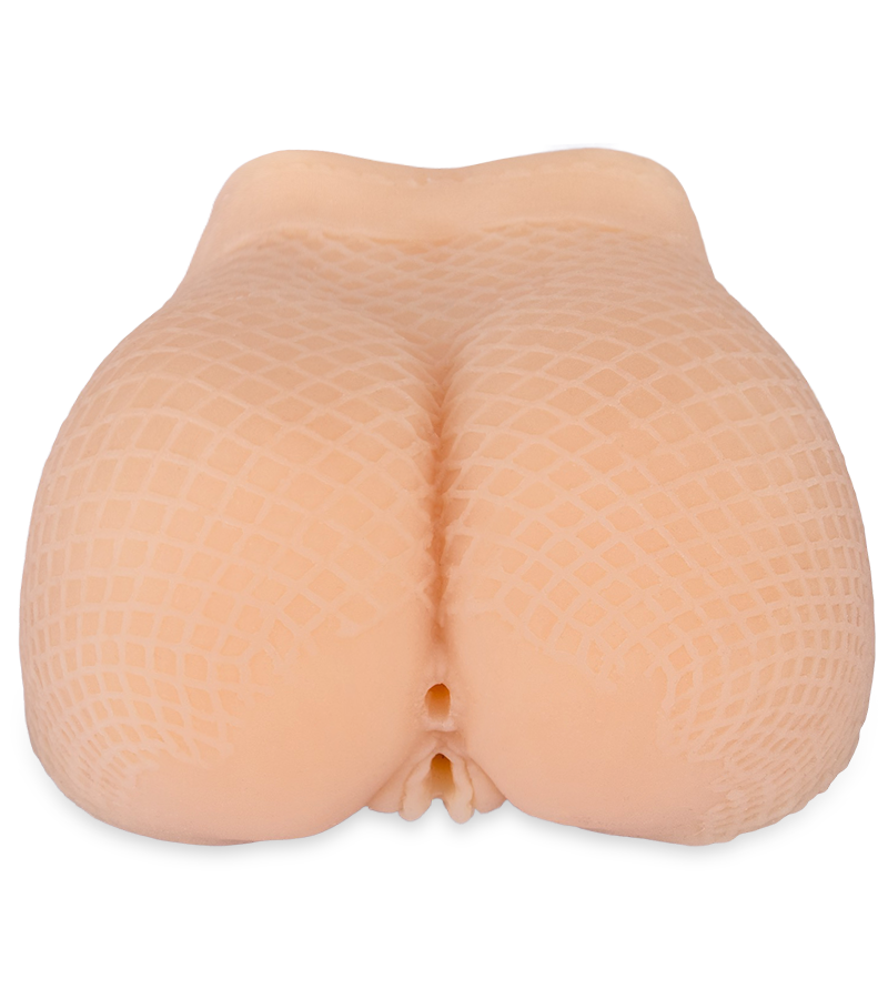 Realistic fishnet stockings ass masturbator