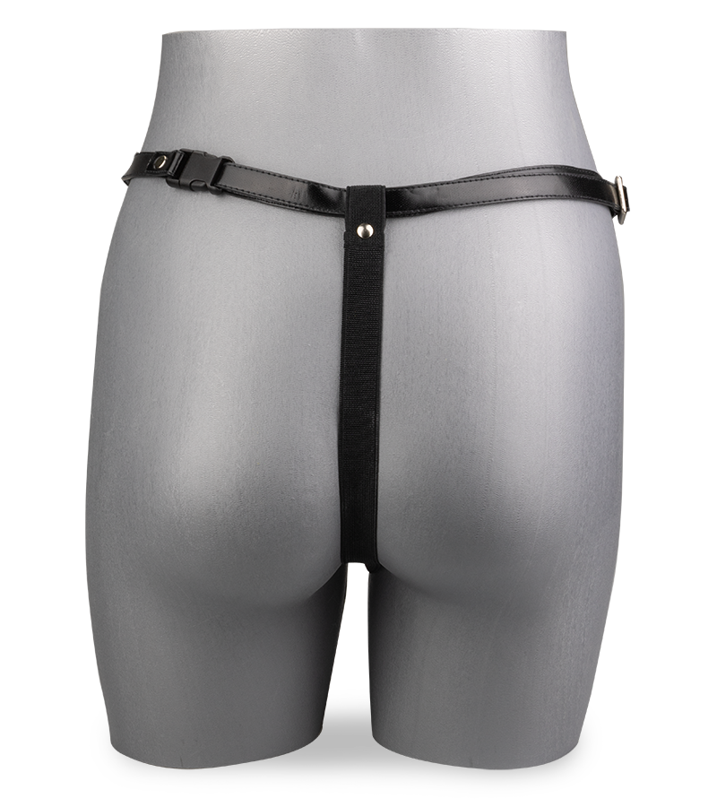 Realistic hollow strap on dildo