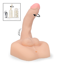 Load image into Gallery viewer, Realistic rotating and vibrating dildo