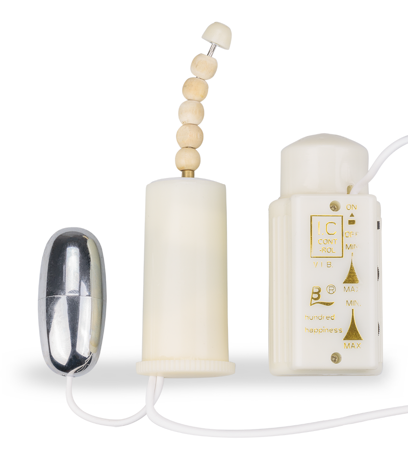 Realistic rotating and vibrating dildo