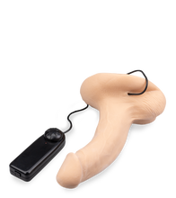 Load image into Gallery viewer, Realistic rotating &amp; vibrating XL-diameter dildo