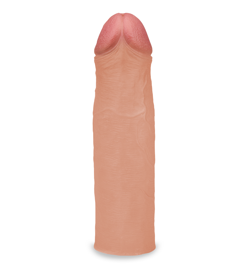 Realistic smooth liquid silicone penis sleeve