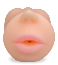 Load image into Gallery viewer, Realistic sucking mouth masturbator with vagina and anus