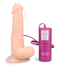 Load image into Gallery viewer, Realistic suction cup dildo with 4 rotation modes