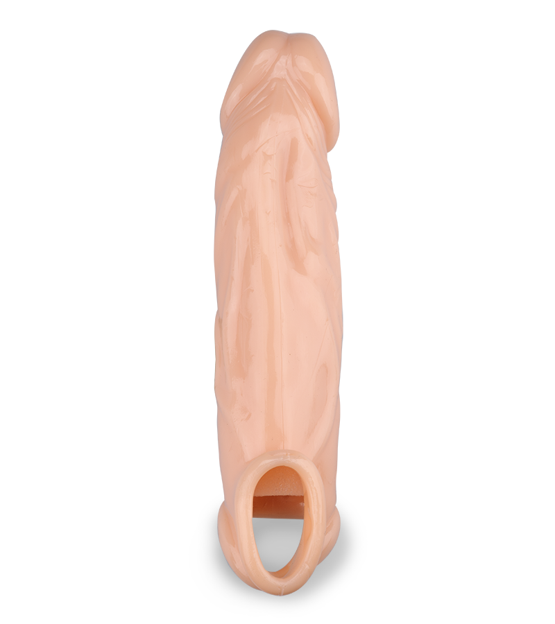 Realistic veiny penis-enhancing sleeve