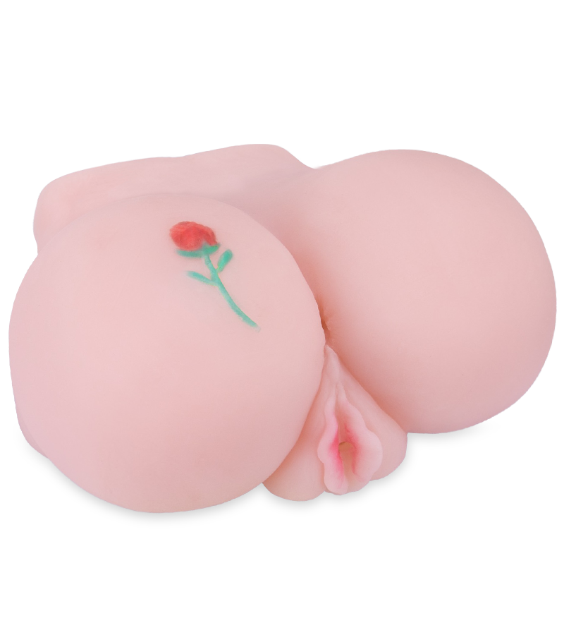 Realistic vibrating rotating vagina and ass