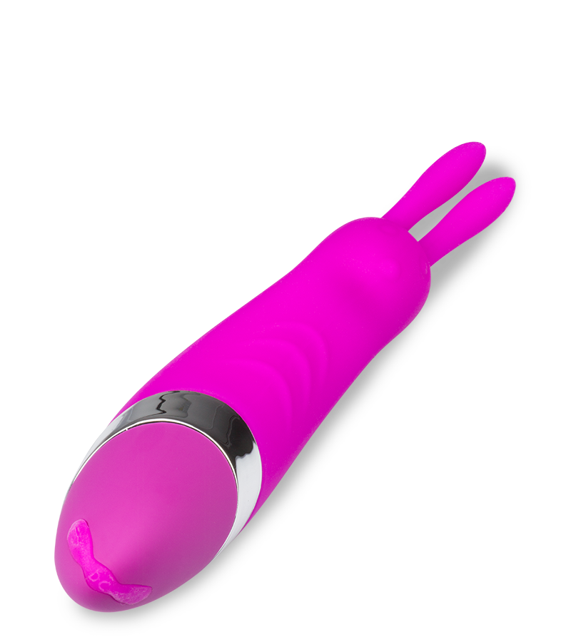Rechargeable mini rabbit vibrator