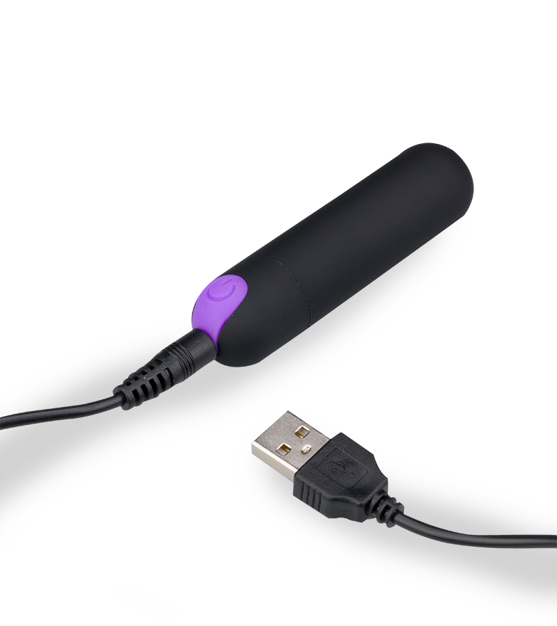 Rechargeable vibrating strap on dildo