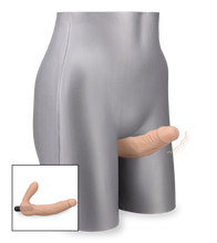 Load image into Gallery viewer, Rechargeable vibrating strap on dildo