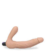 Load image into Gallery viewer, Rechargeable vibrating strap on dildo