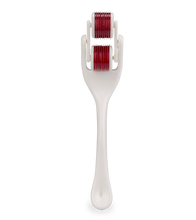 Load image into Gallery viewer, Red and white double Wartenberg pinwheel