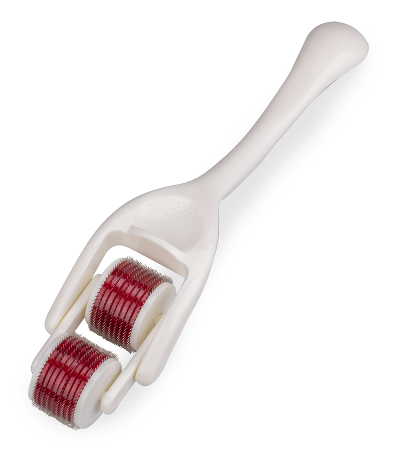 Red and white double Wartenberg pinwheel