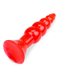 Load image into Gallery viewer, Red Rocket jelly butt plug