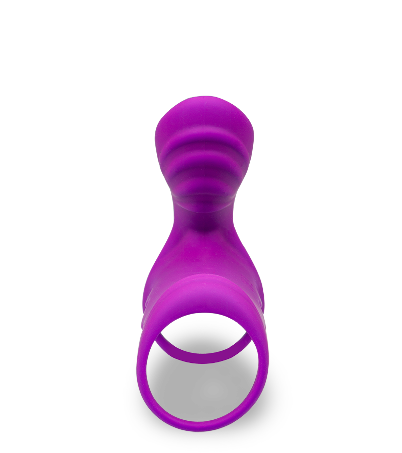 Remote control couple&#039;s vibrator with cock ring 12 modes